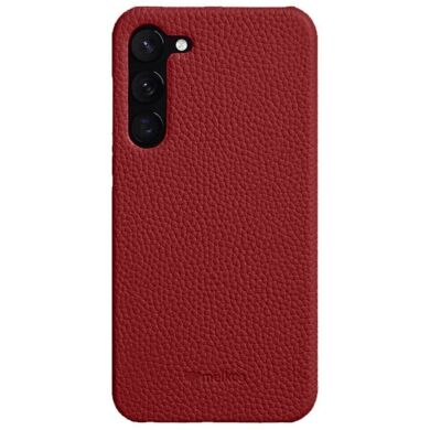 Кожаный чехол MELKCO Leather Case для Samsung Galaxy S22 (S901) - Red