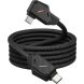 Кабель AULUMU M07 Type-C to Type-C (240W, 1.2m) - Black. Фото 8 из 14
