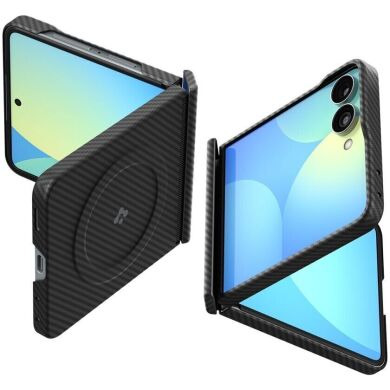 Защитный чехол Spigen AirSkin Aramid (MagFit) для Samsung Galaxy Flip 8 (ACS11513) - Black