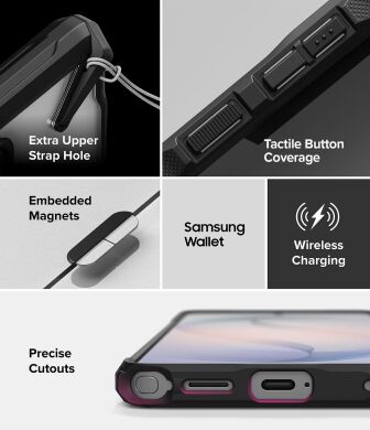 Защитный чехол Ringke Fusion X MagSafe для Samsung Galaxy S26 Ultra (S948) 8800328814660 - Black