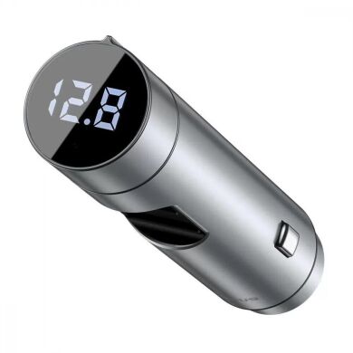 FM модулятор Baseus Energy Column 18W (CCNLZ-C0S) - Silver