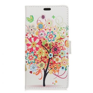 Чехол Deexe Life Style Wallet для Samsung Galaxy A7 2018 (A750) - Flower Tree