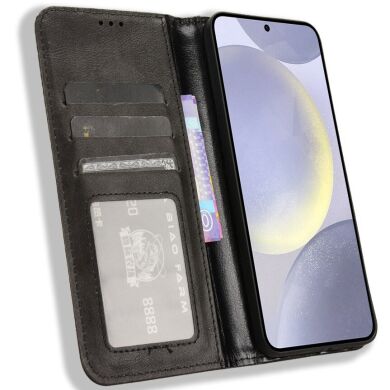 Чохол Deexe Retro Style для Samsung Galaxy S26 Plus (S947) - Black