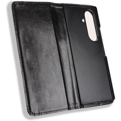 Чехол Deexe Retro Style (FF) для Samsung Galaxy Fold 8 Ultra - Black