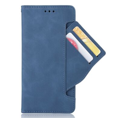 Чехол Deexe Wallet Stand для Galaxy M52 (M526) - Blue