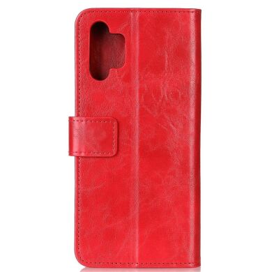 Чехол KHAZNEH Leather Wallet для Samsung Galaxy A32 - Red