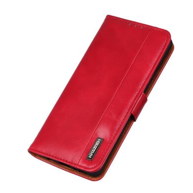 Чехол KHAZNEH Leather Wallet для Samsung Galaxy A32 - Red