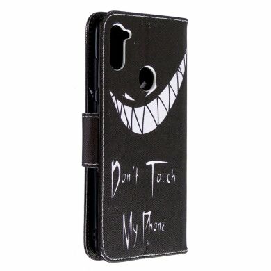 Чехол-книжка Deexe Color Wallet для Samsung Galaxy A11 (A115) / Galaxy M11 (M115) - Do not Touch My Phone