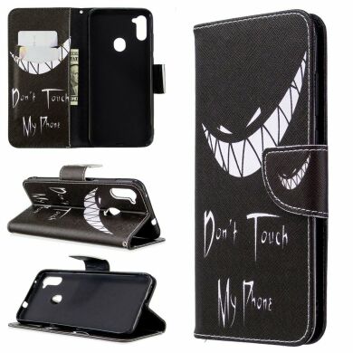 Чехол-книжка Deexe Color Wallet для Samsung Galaxy A11 (A115) / Galaxy M11 (M115) - Do not Touch My Phone