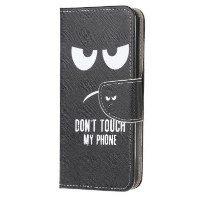 Чехол-книжка Deexe Color Wallet для Samsung Galaxy A12 (A125) / A12 Nacho (A127) / M12 (M127) - Don't Touch My