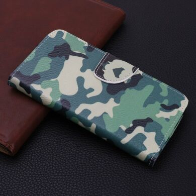 Чохол-книжка Deexe Color Wallet для Samsung Galaxy A20s (A207) - Camouflage Pattern