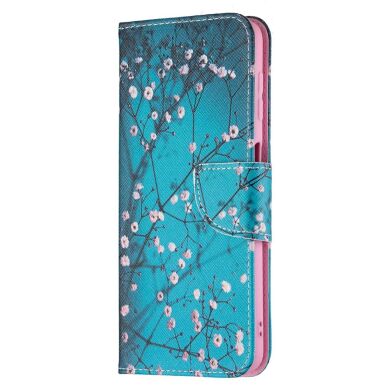 Чехол-книжка Deexe Color Wallet для Samsung Galaxy A22 (A225) / M22 (M225) - Plum Blossom