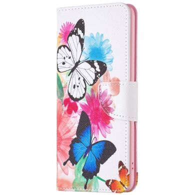 Чехол-книжка Deexe Color Wallet для Samsung Galaxy A35 (A356) - Two Butterflies