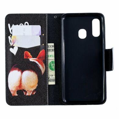 Чохол-книжка Deexe Color Wallet для Samsung Galaxy A40 (А405) - Kiss My Ass