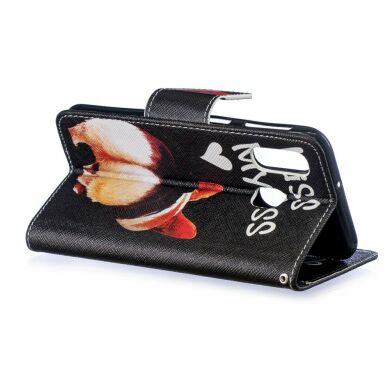 Чохол-книжка Deexe Color Wallet для Samsung Galaxy A40 (А405) - Kiss My Ass