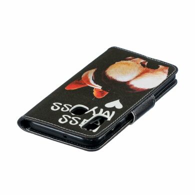 Чохол-книжка Deexe Color Wallet для Samsung Galaxy A40 (А405) - Kiss My Ass