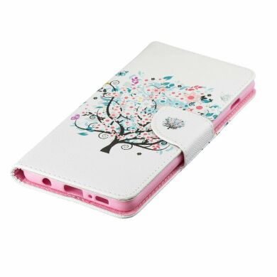 Чехол-книжка Deexe Color Wallet для Samsung Galaxy S10 Plus (G975) - Flowered Tree