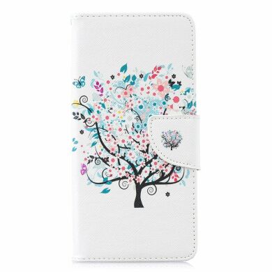 Чехол-книжка Deexe Color Wallet для Samsung Galaxy S10 Plus (G975) - Flowered Tree