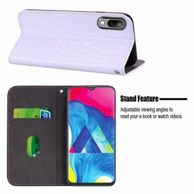 Чехол-книжка Deexe Glittery Crocodile для Samsung Galaxy M10 (M105) - Black