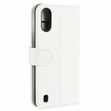 Чехол-книжка Deexe Wallet Style для Samsung Galaxy A01 (A015) - White