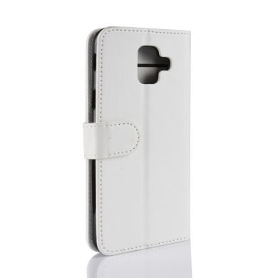 Чехол-книжка Deexe Wallet Style для Samsung Galaxy A6 2018 (A600) - White