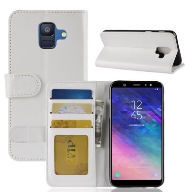 Чохол-книжка Deexe Wallet Style для Samsung Galaxy A6 2018 (A600) - White