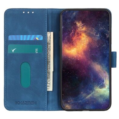 Чехол-книжка KHAZNEH Retro Wallet для Samsung Galaxy A05 (A055) - Blue
