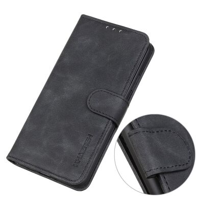 Чехол-книжка KHAZNEH Retro Wallet для Samsung Galaxy S22 Plus - Black