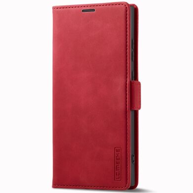 Чехол-книжка LC.IMEEKE Strong Case для Samsung Galaxy S23 Ultra (S918) - Red