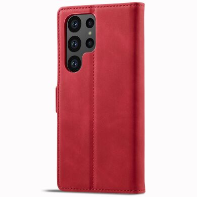 Чехол-книжка LC.IMEEKE Strong Case для Samsung Galaxy S23 Ultra (S918) - Red