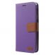 Чехол-книжка ROAR KOREA Cloth Texture для Samsung Galaxy J4 2018 (J400) - Purple. Фото 2 из 6