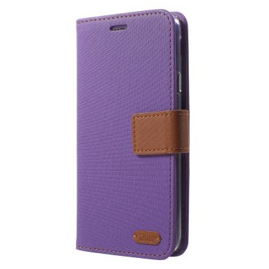 Чехол-книжка ROAR KOREA Cloth Texture для Samsung Galaxy J4 2018 (J400) - Purple
