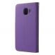 Чехол-книжка ROAR KOREA Cloth Texture для Samsung Galaxy J4 2018 (J400) - Purple. Фото 3 из 6