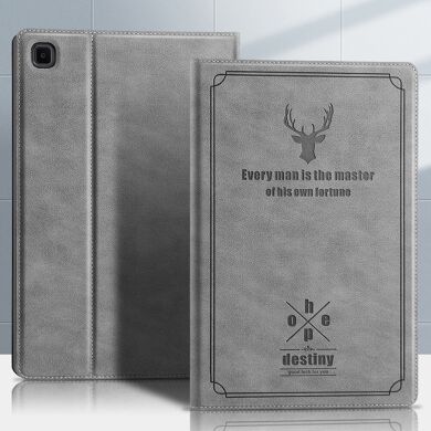 Чехол-книжка UniCase Deer Pattern для Samsung Galaxy Tab A7 Lite (T220/T225) - Grey