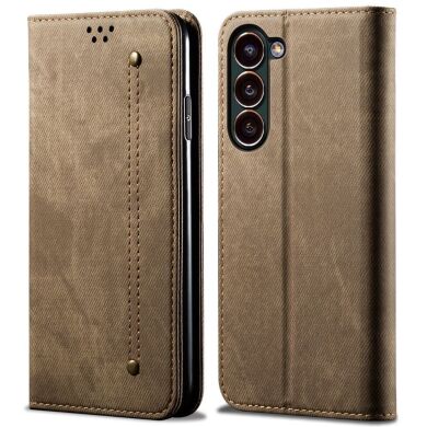 Чехол-книжка UniCase Jeans Wallet для Samsung Galaxy S23 - Khaki