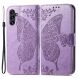 Чехол UniCase Butterfly Pattern для Samsung Galaxy A13 5G (A136) / A04s (A047) - Light Purple. Фото 2 из 7