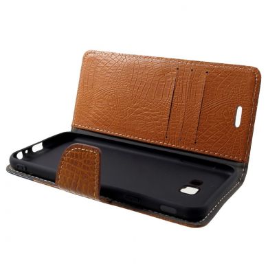 Чохол UniCase Croco Wallet для Samsung Galaxy J4+ (J415) - Brown