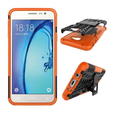 Захисний чохол UniCase Hybrid X для Samsung Galaxy J5 Prime, Оранжевий