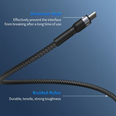 Кабель DEVIA EC648 Extreme Speed Series Type-C to Type-C + Lightning 60W (1.2m) - Black