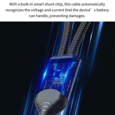 Кабель DEVIA EC648 Extreme Speed Series Type-C to Type-C + Lightning 60W (1.2m) - Black