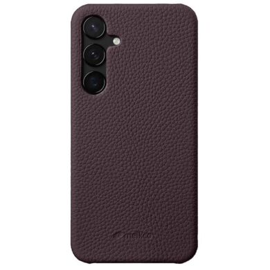 Кожаный чехол MELKCO Leather Case для Samsung Galaxy S24 Plus (S926) - Dark Purple