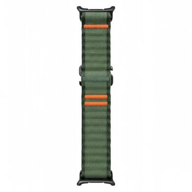 Ремінець Deexe Flow Snap для Samsung Galaxy Watch Ultra 2 / Ultra / Ultra (2025) - Army Green