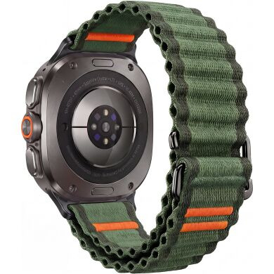 Ремінець Deexe Flow Snap для Samsung Galaxy Watch Ultra 2 / Ultra / Ultra (2025) - Army Green