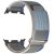 Ремінець Deexe Nylon Magic Tape для Samsung Galaxy Watch 8 (40/44mm) / 8 Classic - Blue / Grey