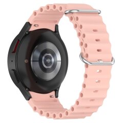 Ремешок Deexe Ocean Strap для Samsung Galaxy Watch 4 / 5 / 6 / 7 / FE (40mm) - Pink