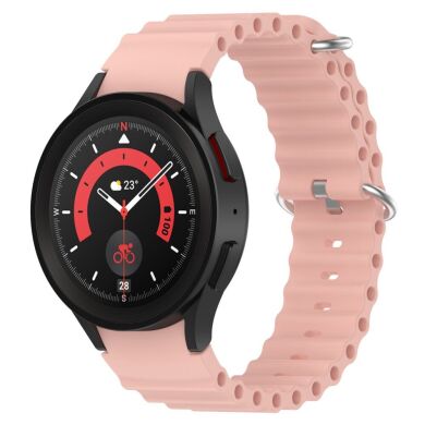 Ремінець Deexe Ocean Strap для Samsung Galaxy Watch 4 / 5 / 6 / 7 / FE (40mm) - Pink