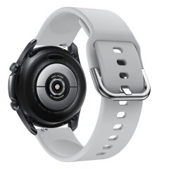 Ремешок Deexe Soft Silicone для  Samsung Galaxy Watch 3 (45mm) - Grey