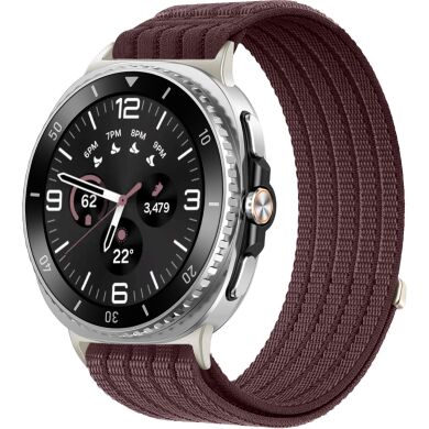 Ремешок Deexe Soft Weave для Samsung Galaxy Watch 8 (40/44mm) / 8 Classic - Plum