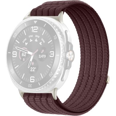 Ремешок Deexe Soft Weave для Samsung Galaxy Watch 8 (40/44mm) / 8 Classic - Plum