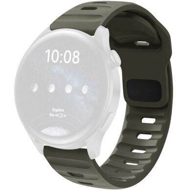 Ремешок Deexe Sport Band для часов с шириной крепления 20 мм - Army Green